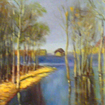 Spring Flood - Isaac Levitan - part 1